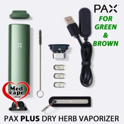 PAX PLUS 2023 DRY HERB VAPORIZER - SAGE GREEN PAX3 MEDVAPE WEED